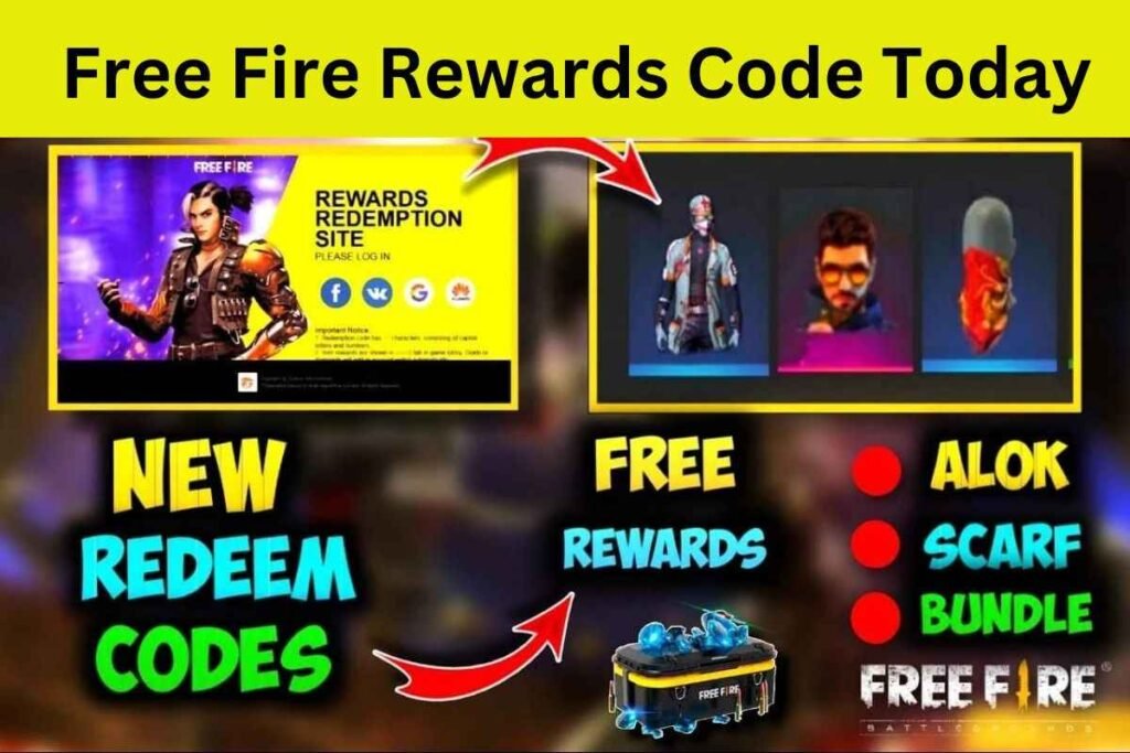 Free Fire Rewards Code Today