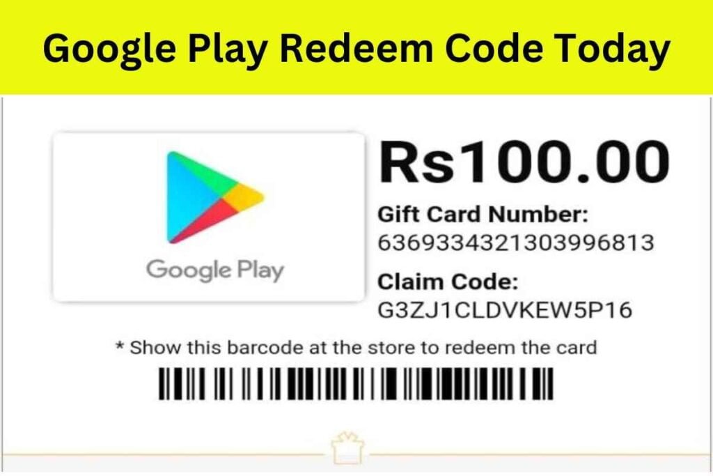 redeem code google play free