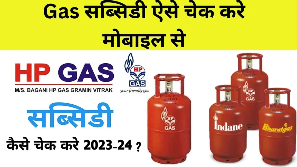 LPG Gas Subsidy Kaise Dekhe